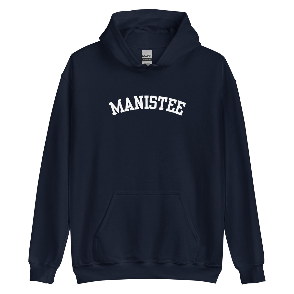 Manistee, Michigan Unisex Hoodie - Block Solo