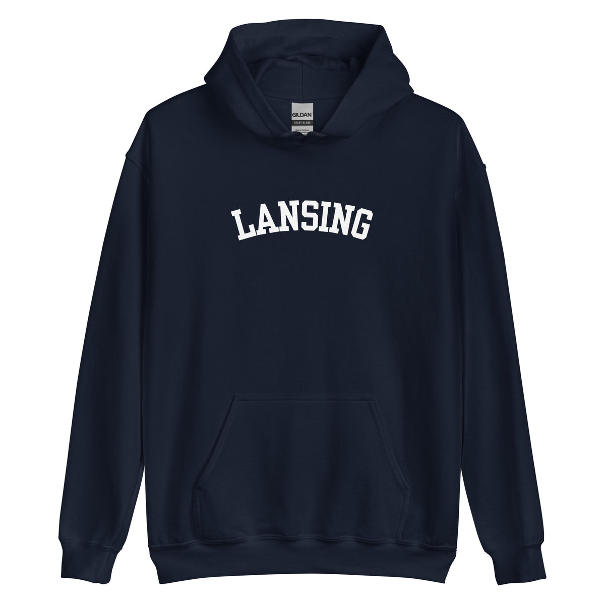 Lansing, Michigan Unisex Hoodie - Block Solo