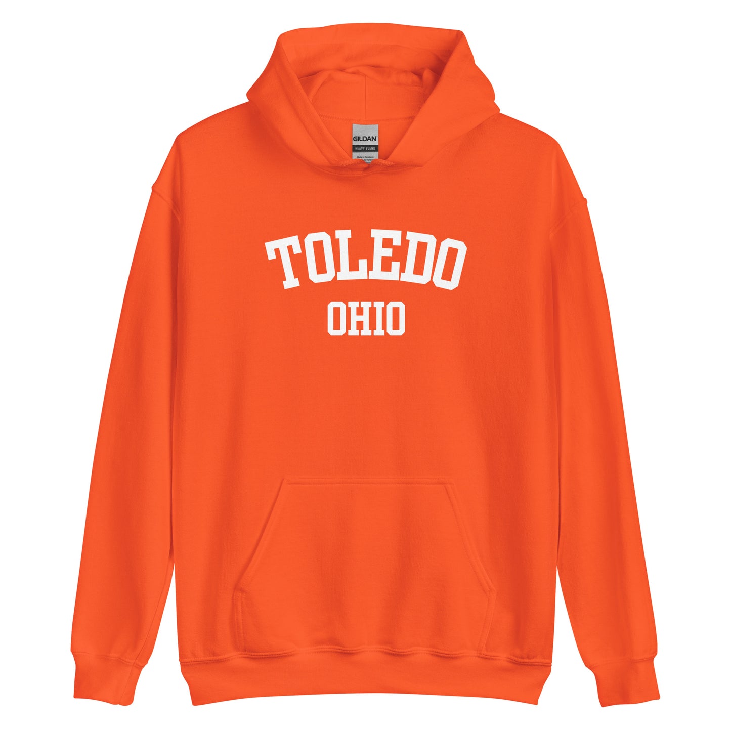 Toledo Ohio Block Unisex Hoodie