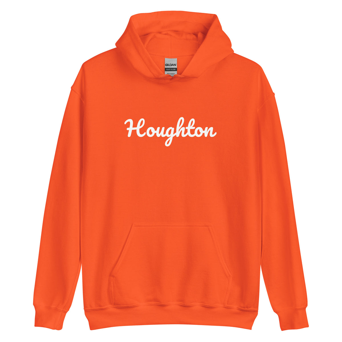 Houghton, Michigan Unisex Hoodie - Solo Script