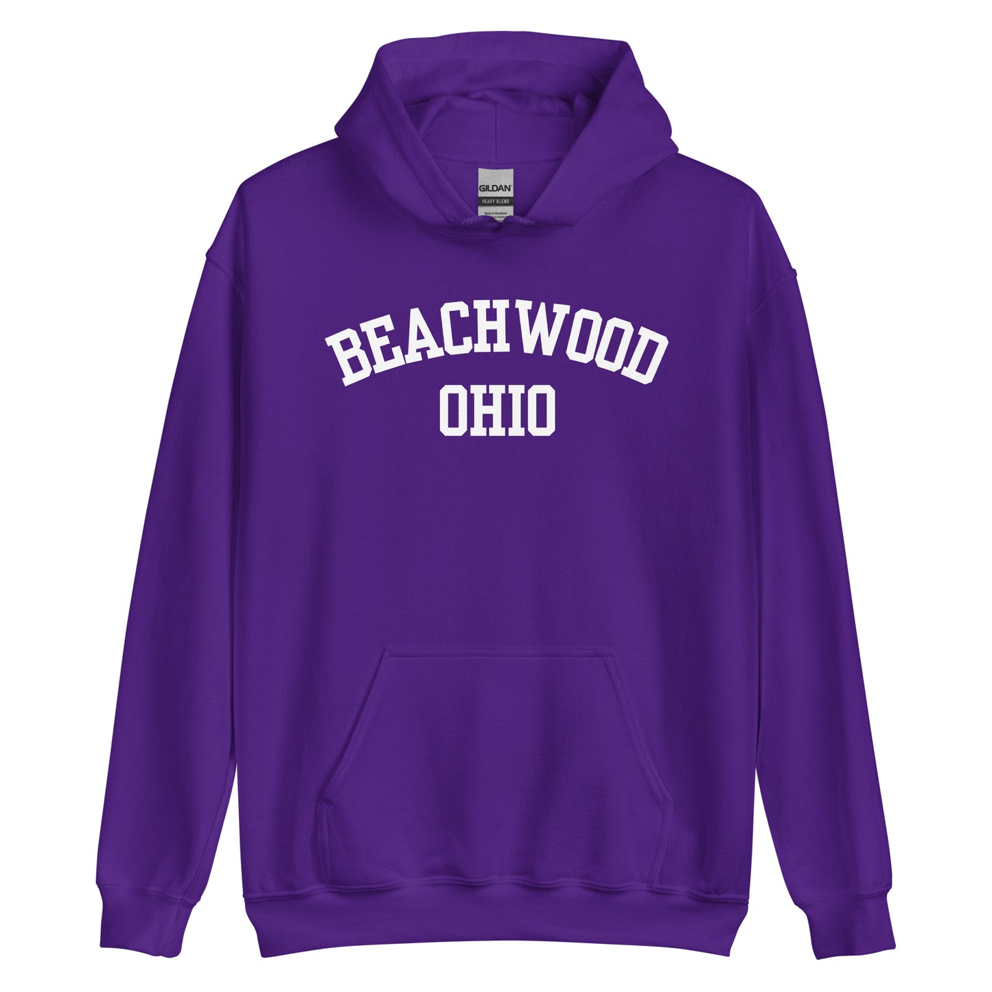 Beachwood Ohio Block Unisex Hoodie