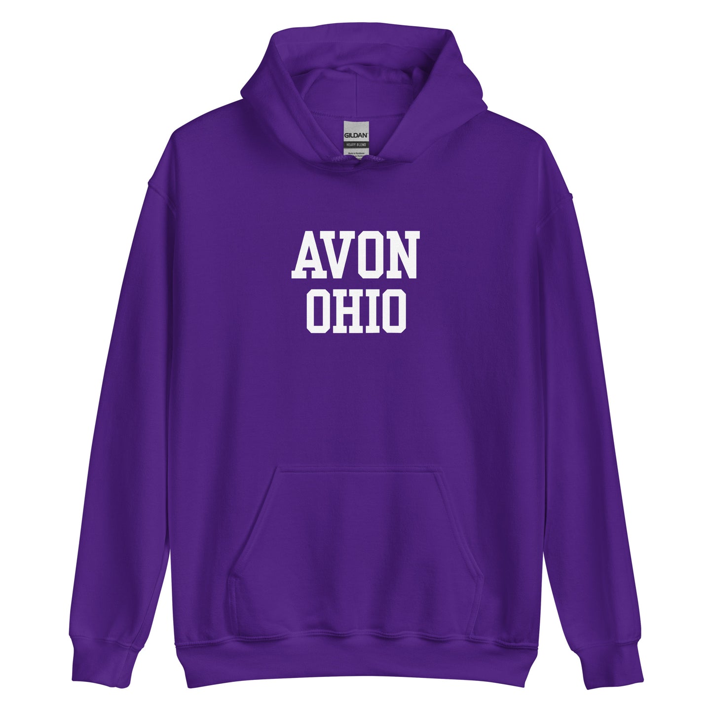 Avon Ohio Block Unisex Hoodie