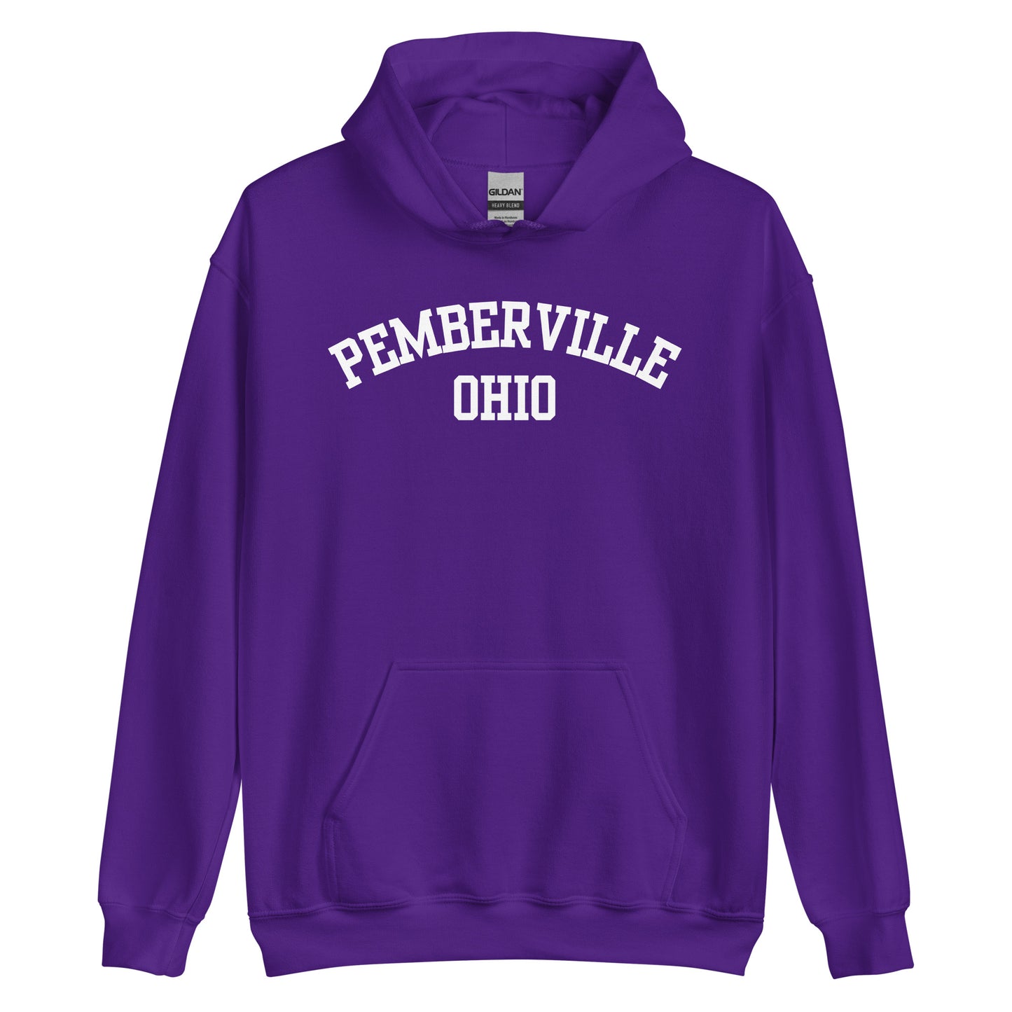 Pemberville Ohio Block Unisex Hoodie