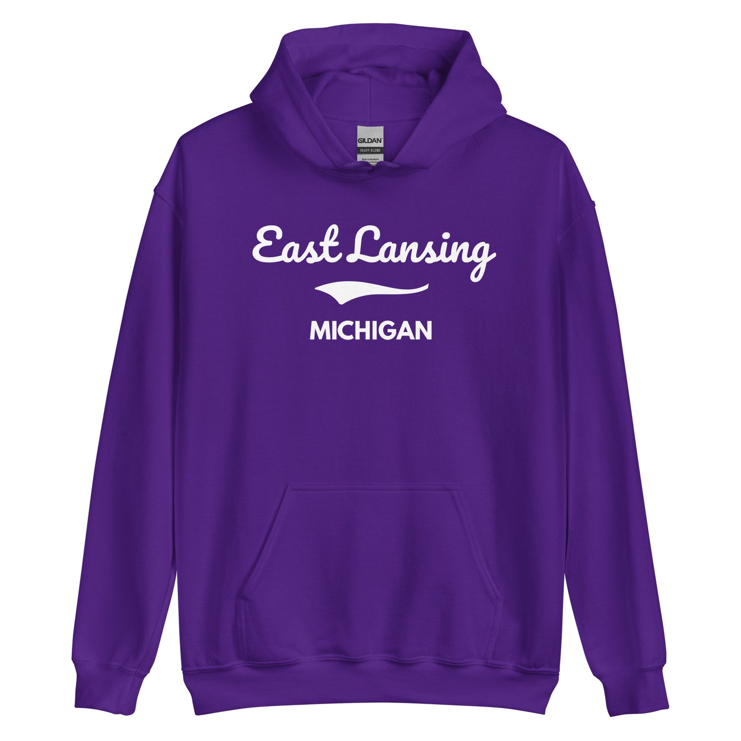 East Lansing Michigan Script Unisex Hoodie