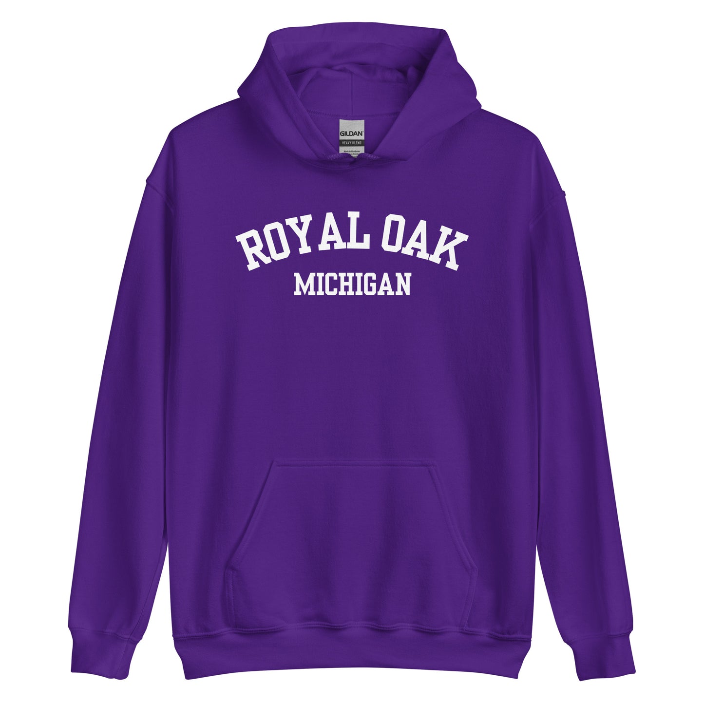 Royal Oak Michigan Block Unisex Hoodie