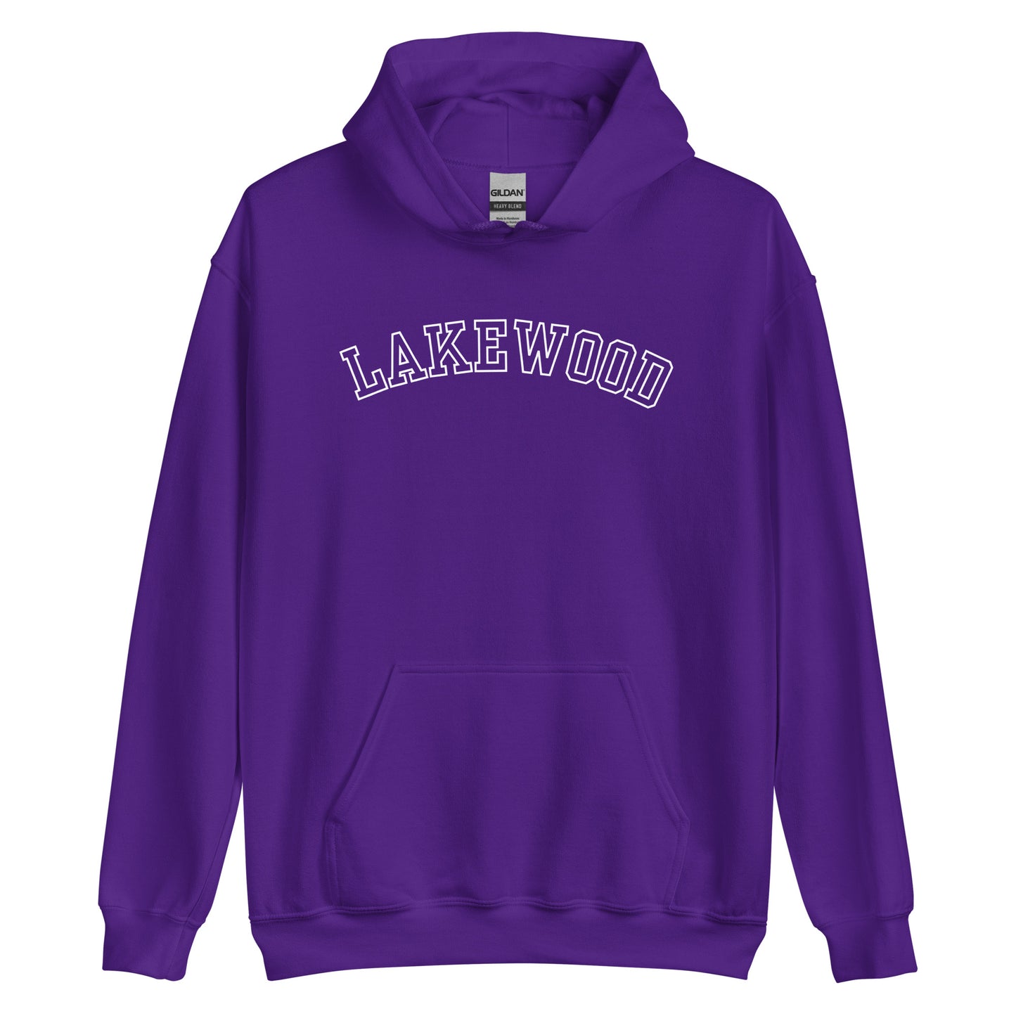 Lakewood Ohio Block Outline Unisex Hoodie