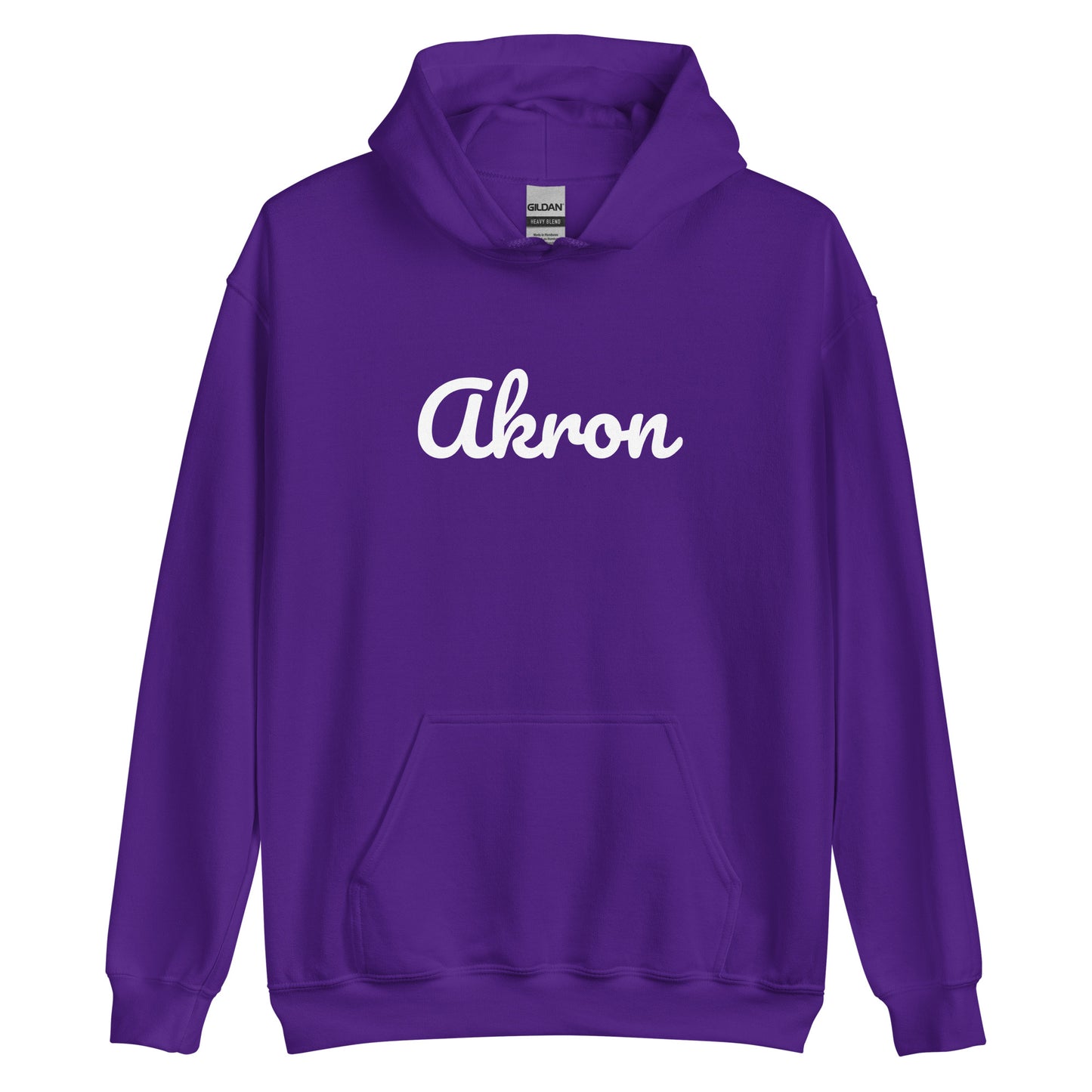 Akron Ohio Solo Script Unisex Hoodie