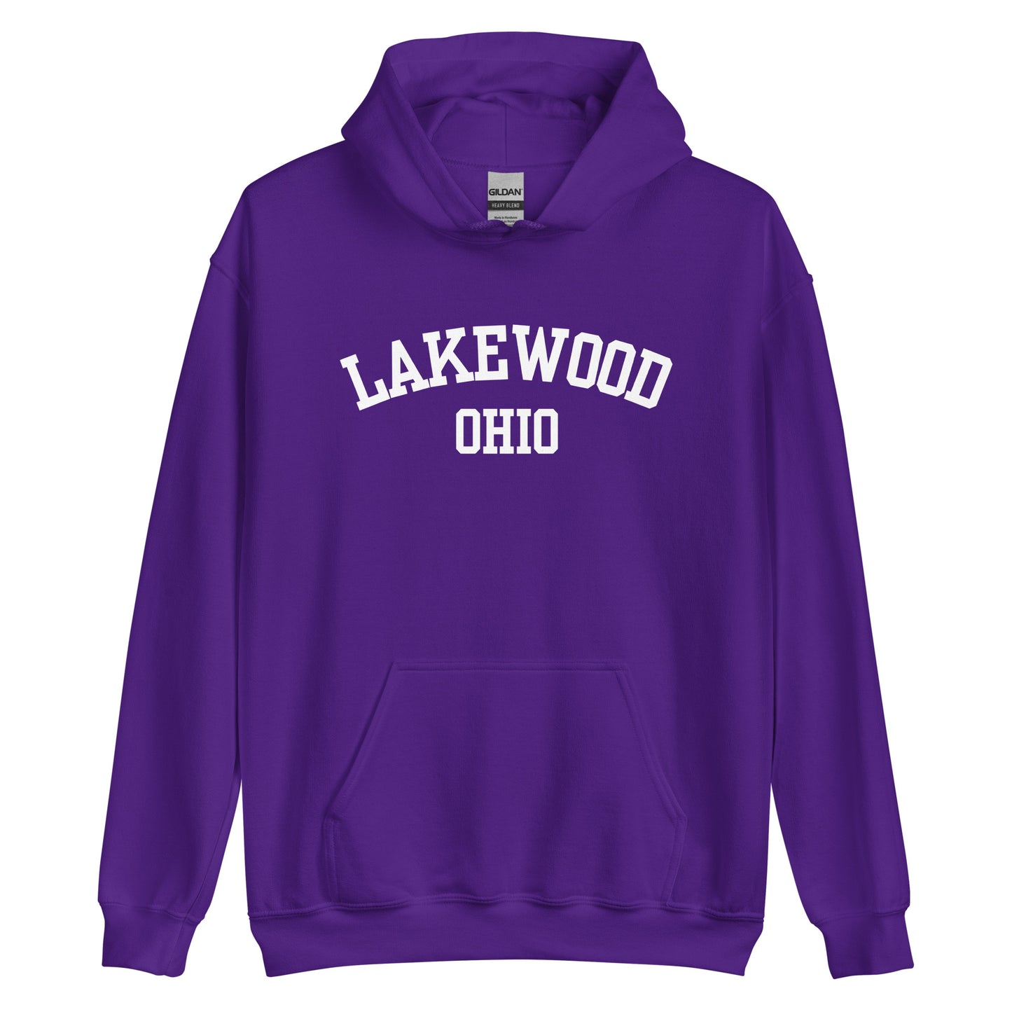 Lakewood, Ohio Block Unisex Hoodie