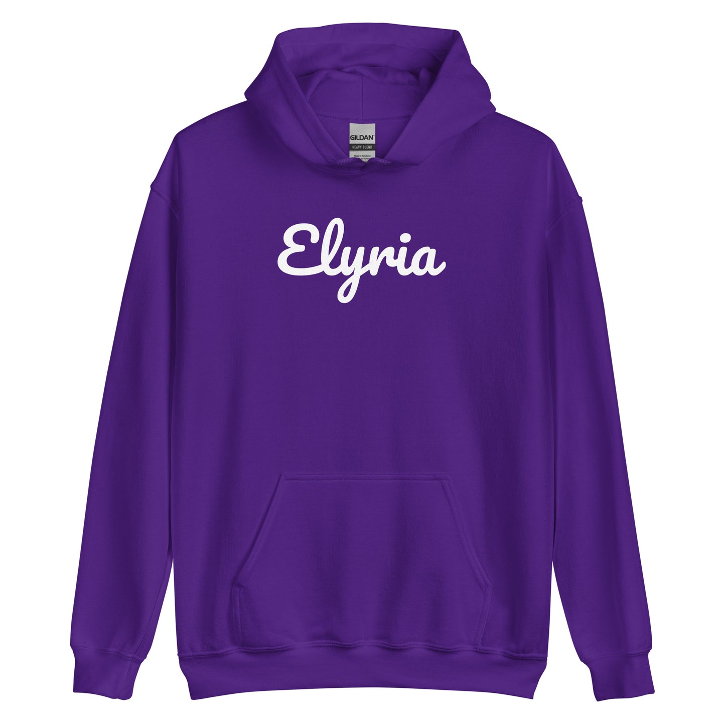 Elyria Ohio Solo Script Unisex Hoodie