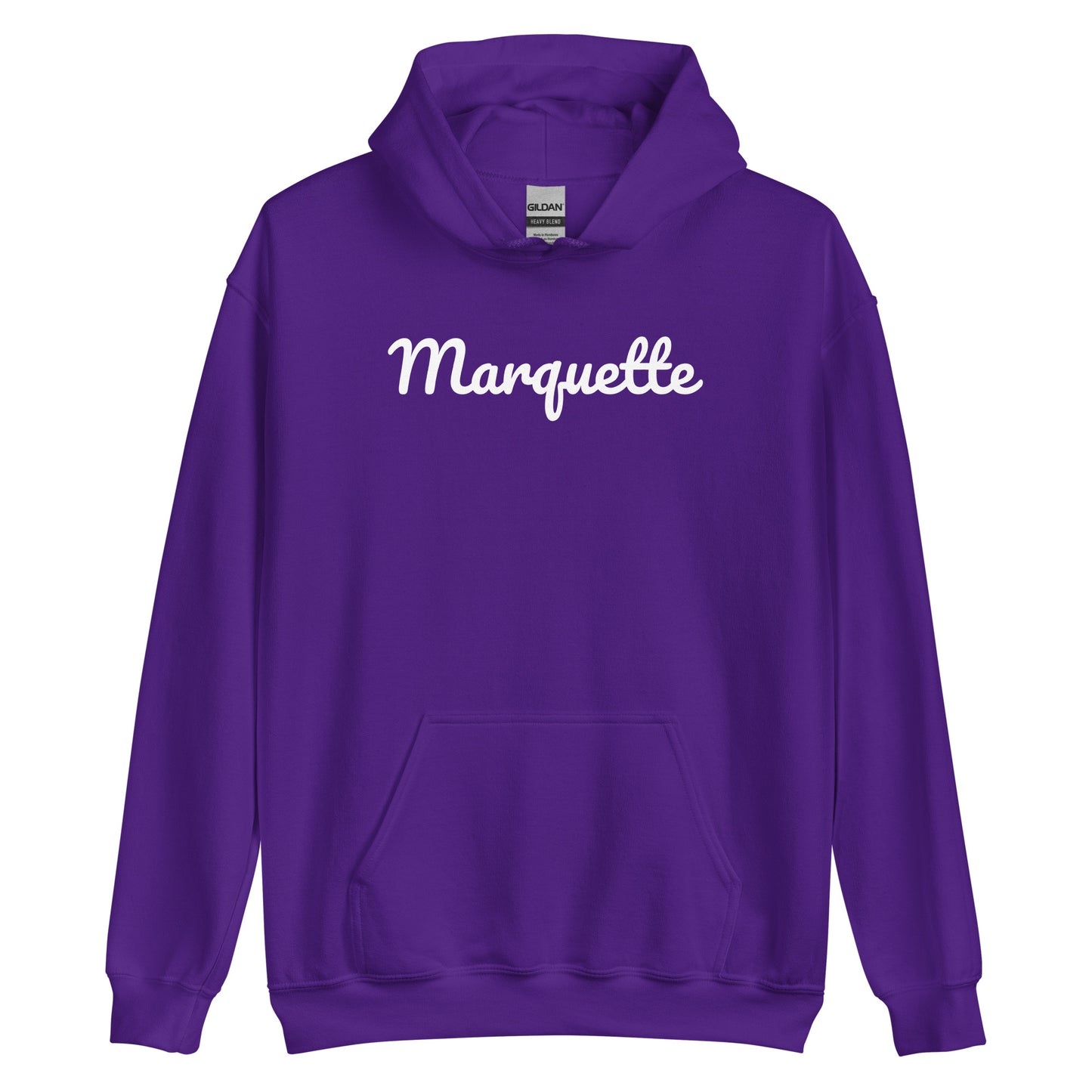 Marquette Michigan Solo Script Unisex Hoodie