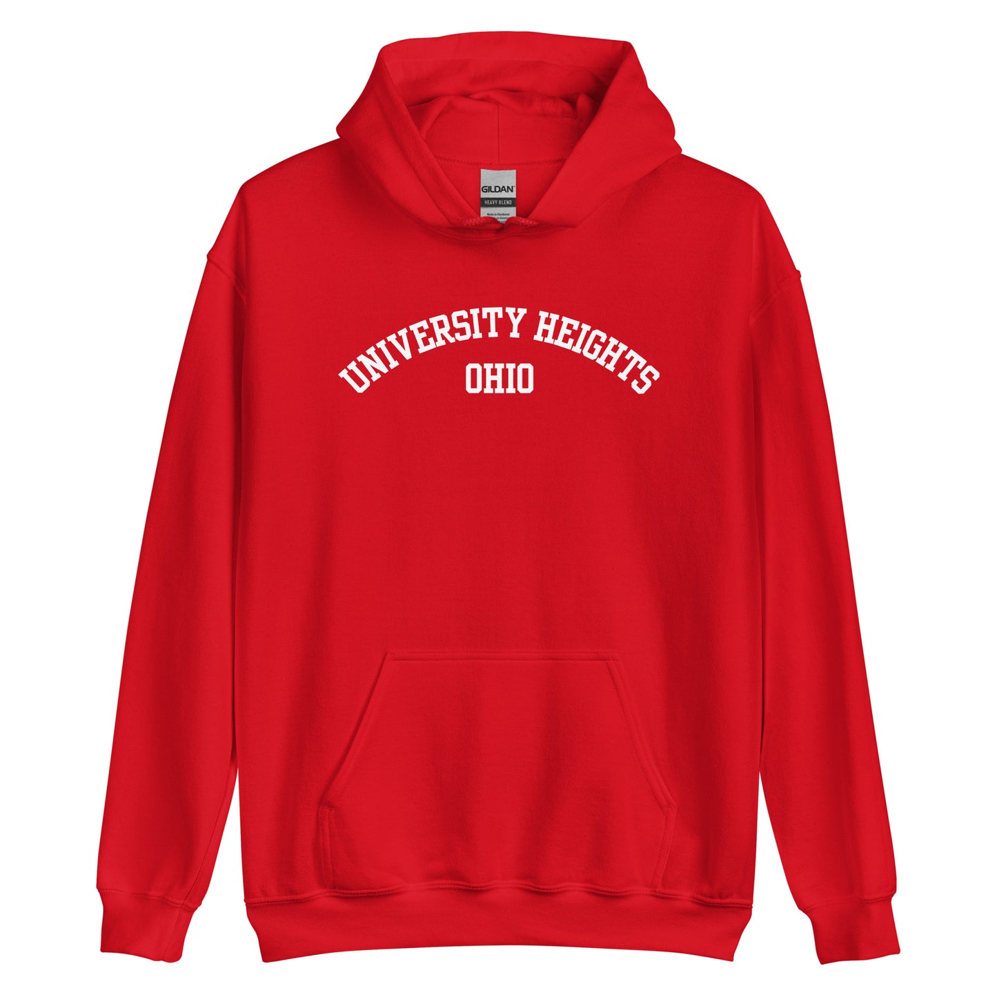 University Heights Ohio Block Unisex Hoodie