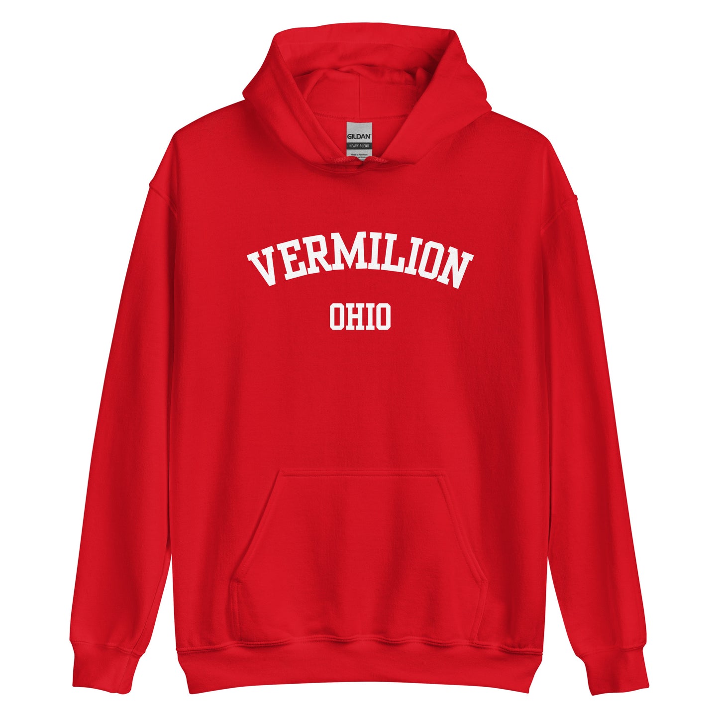 Vermilion Ohio Block Unisex Hoodie