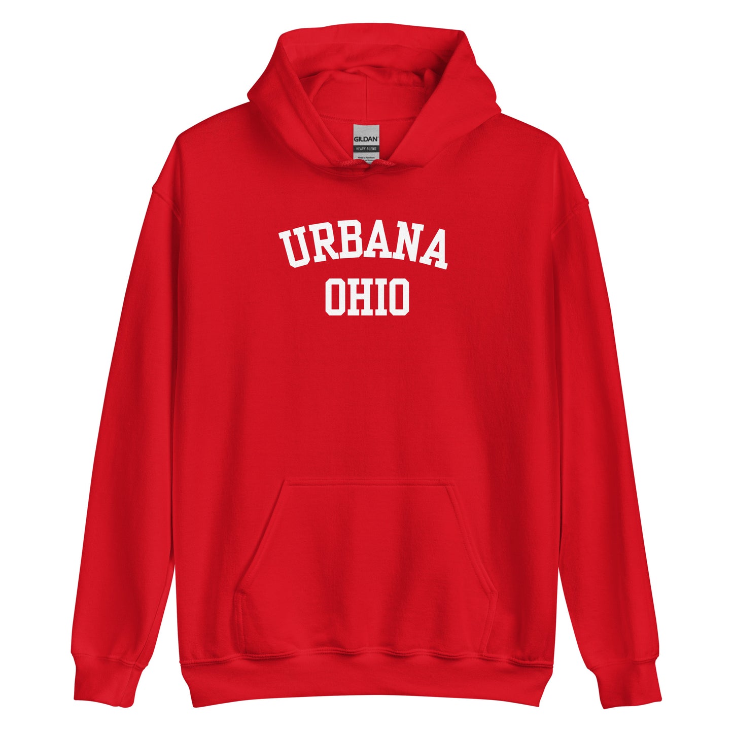 Urbana, Ohio Block Unisex Hoodie