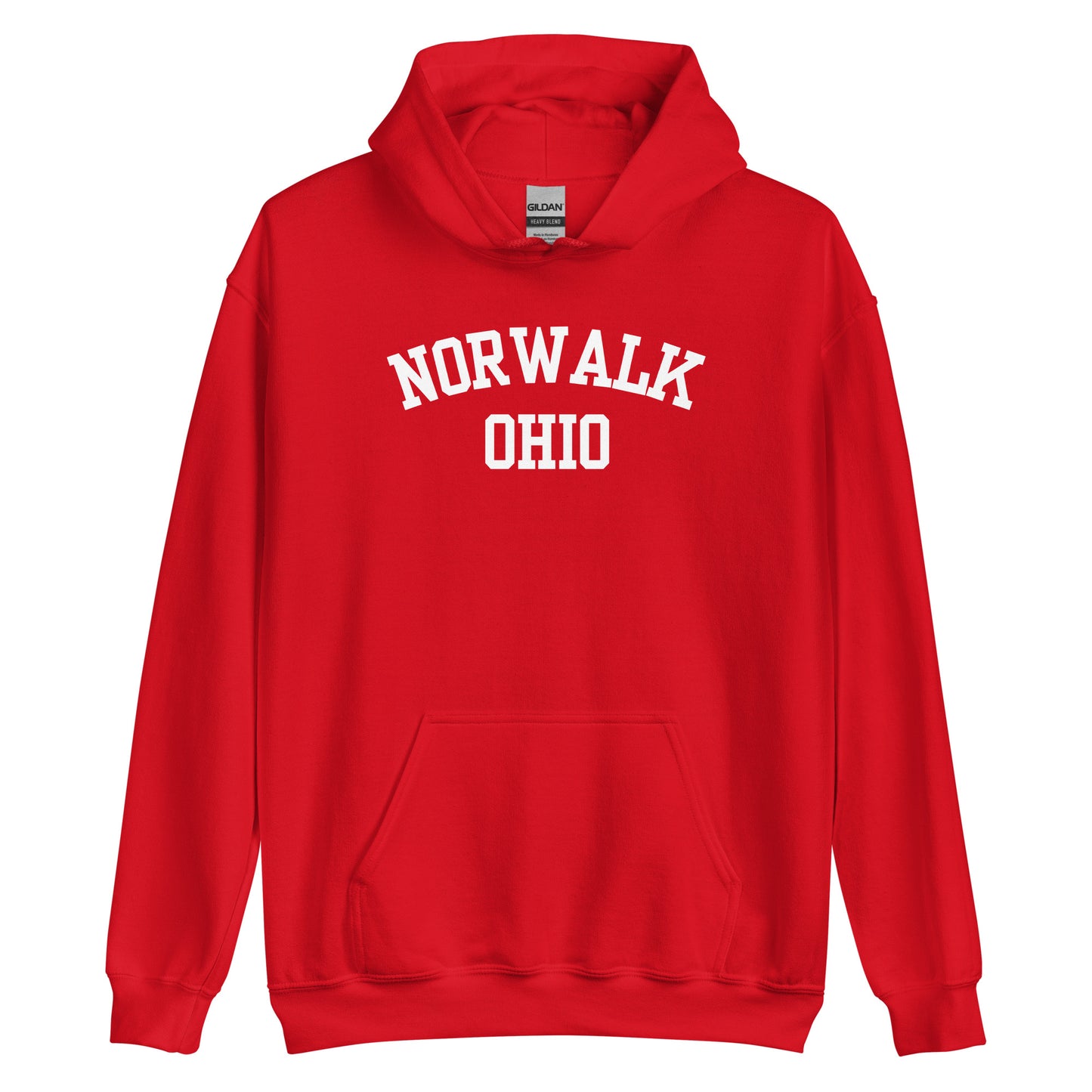 Norwalk, Ohio Block Unisex Hoodie