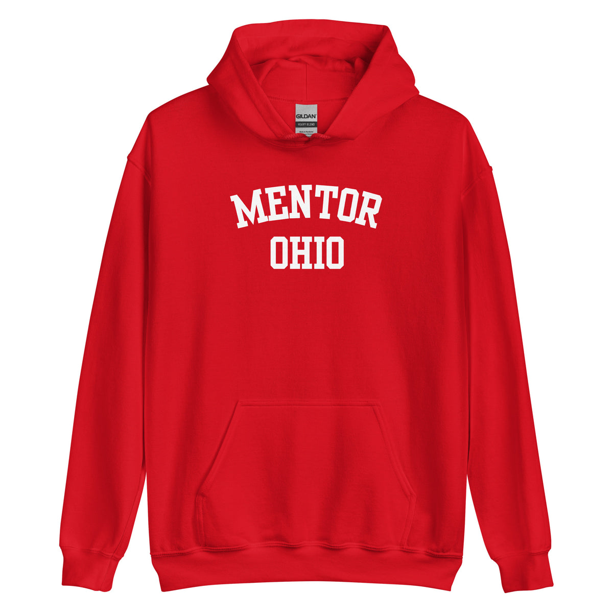 Mentor Ohio Block Unisex Hoodie