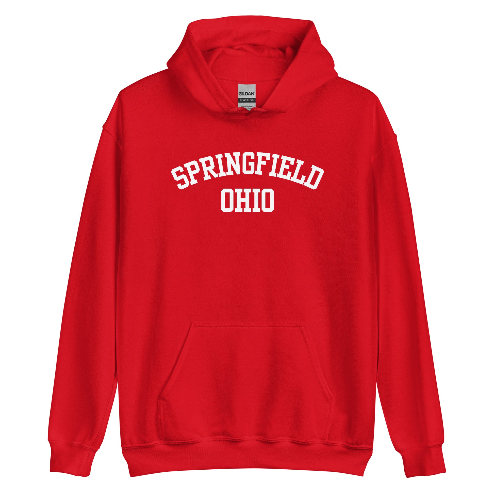 Springfield Ohio Block Unisex Hoodie