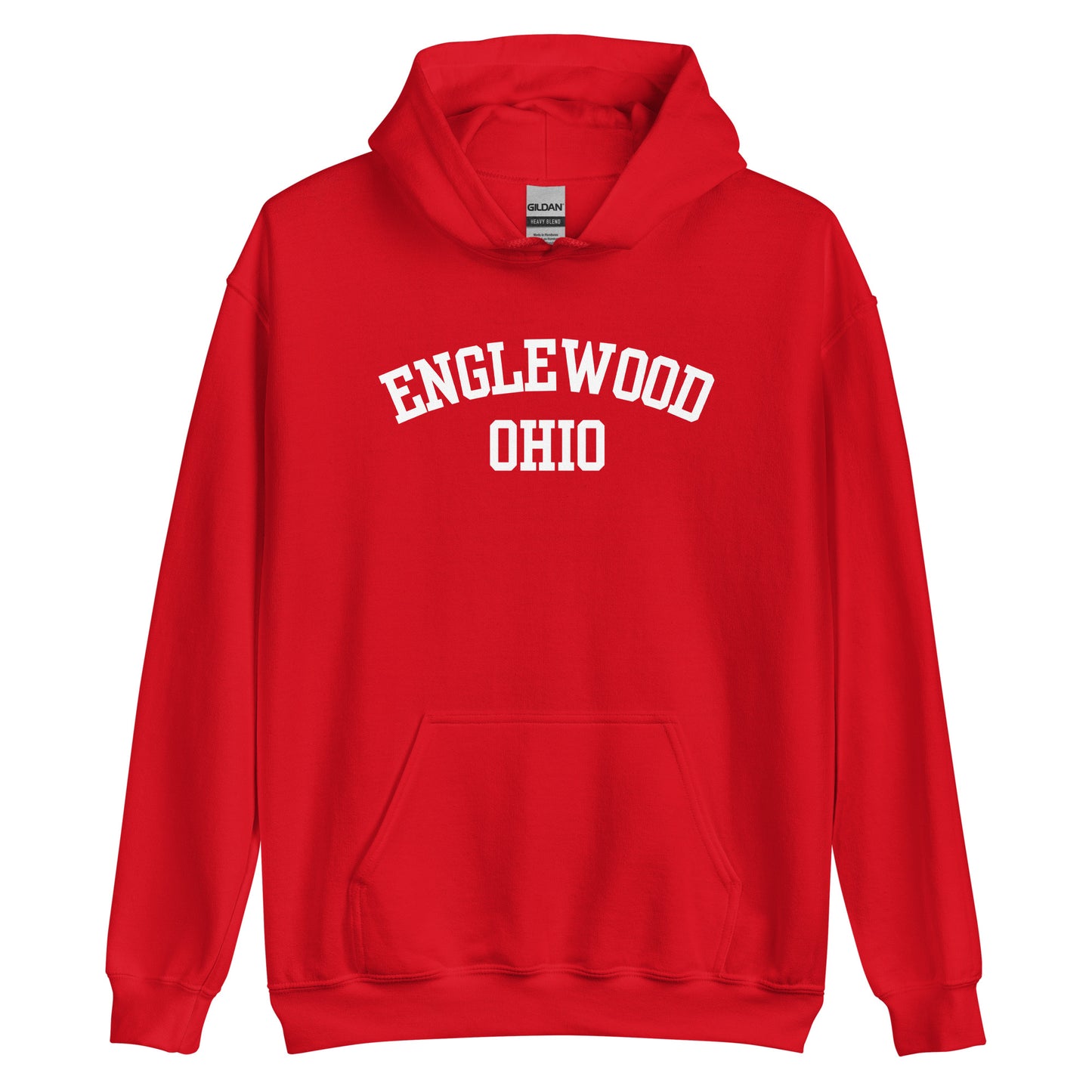 Englewood Ohio Block Unisex Hoodie
