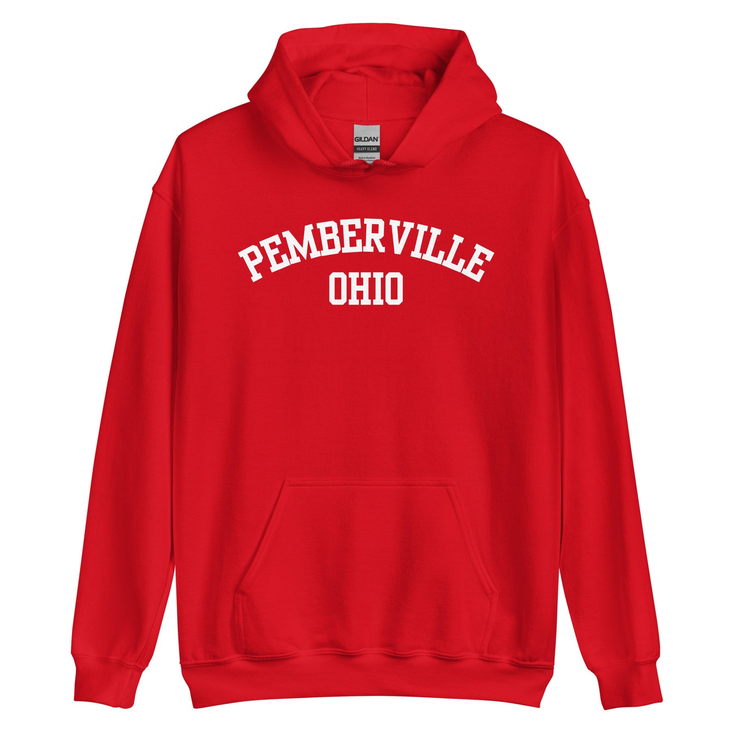 Pemberville Ohio Block Unisex Hoodie