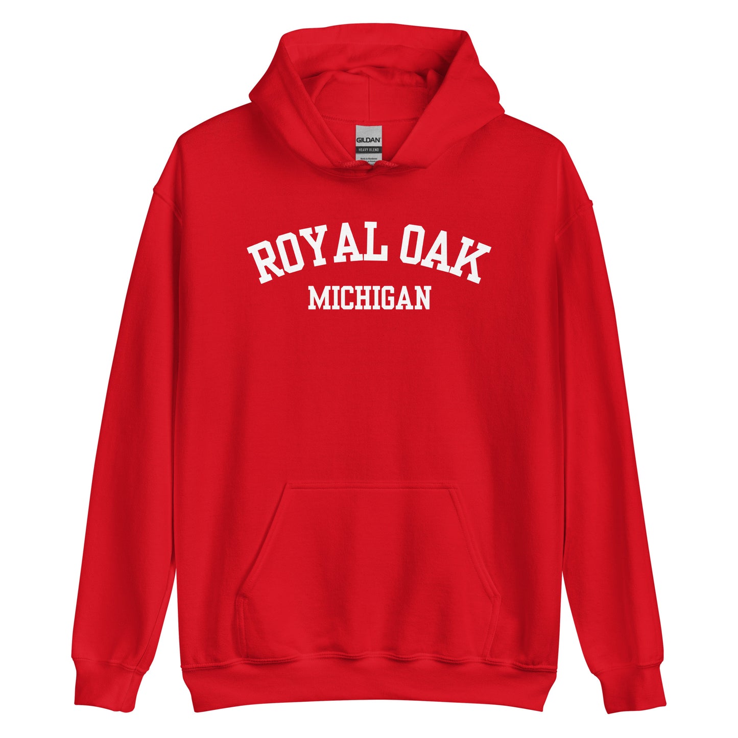 Royal Oak Michigan Block Unisex Hoodie