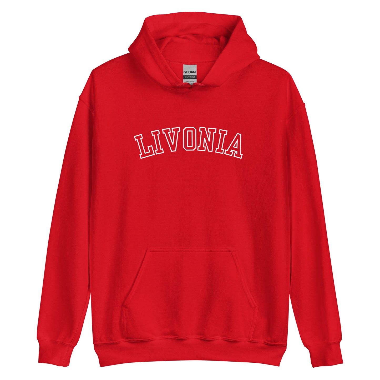 Livonia Michigan Outline Unisex Hoodie