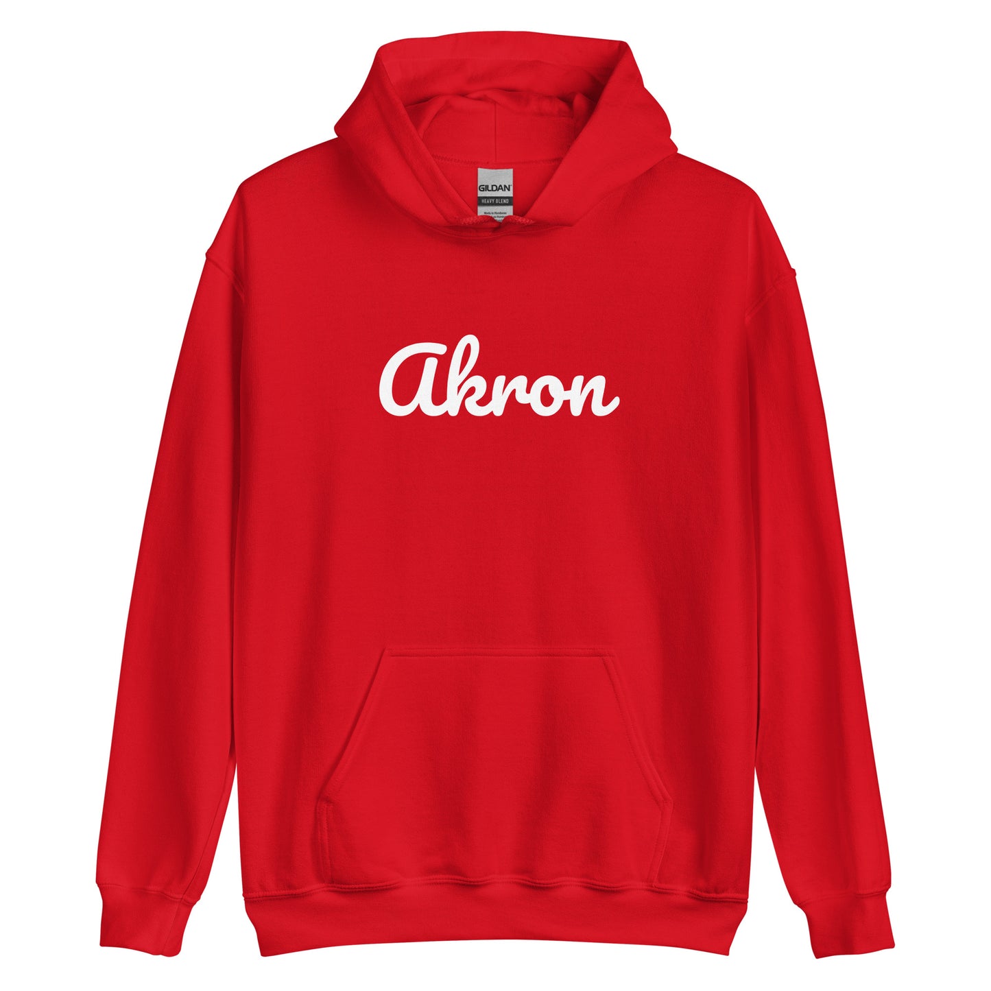 Akron Ohio Solo Script Unisex Hoodie