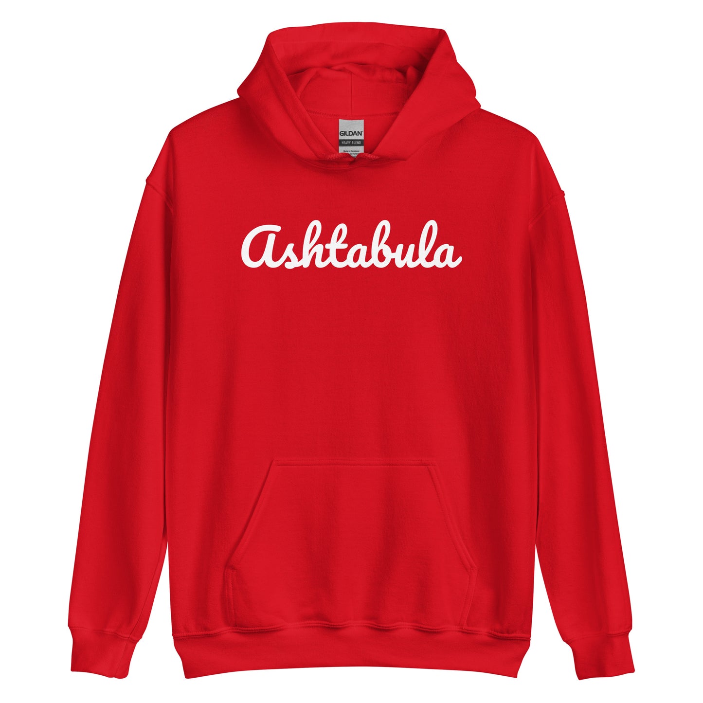 Ashtabula Ohio Solo Script Unisex Hoodie
