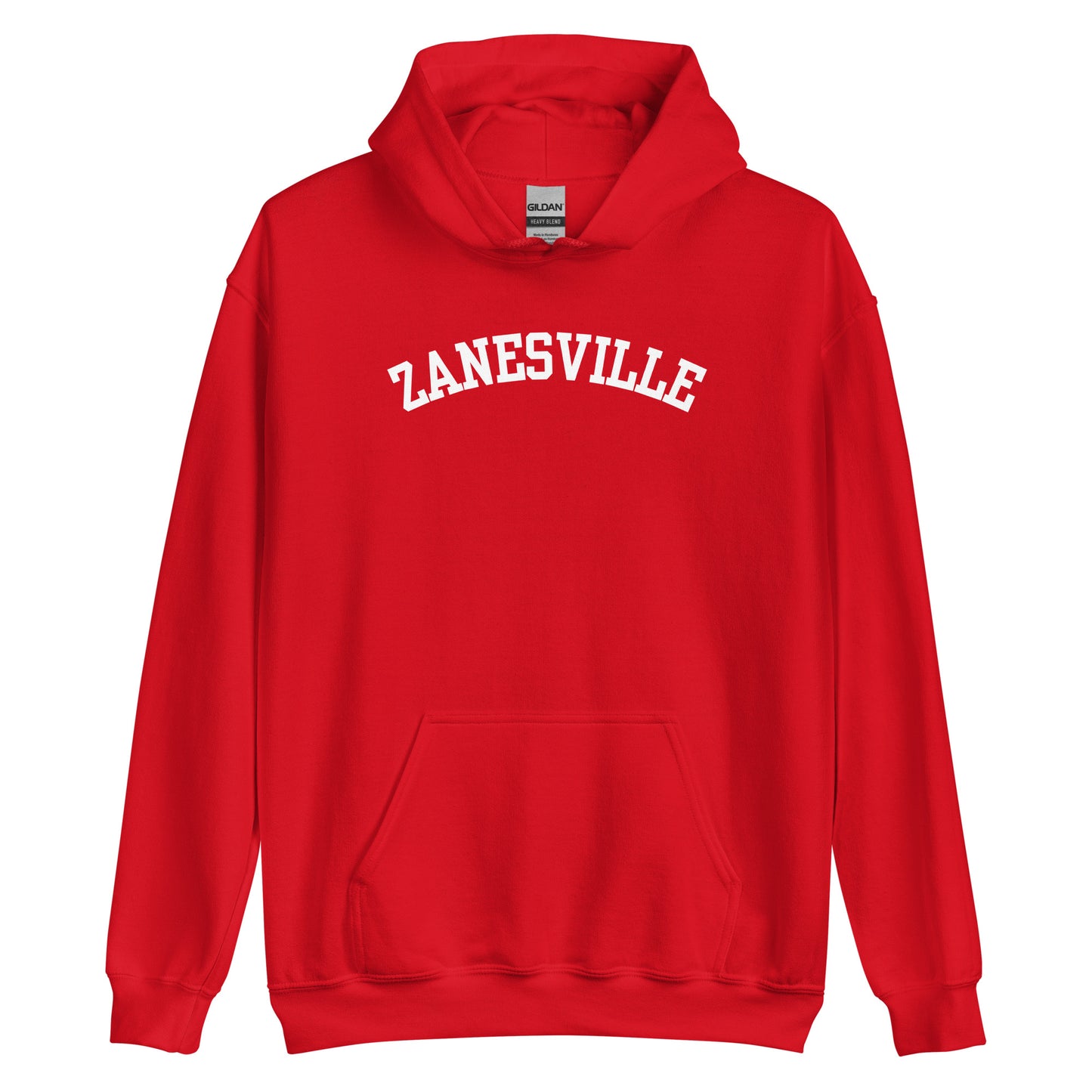 Zanesville Ohio Block Solo Unisex Hoodie