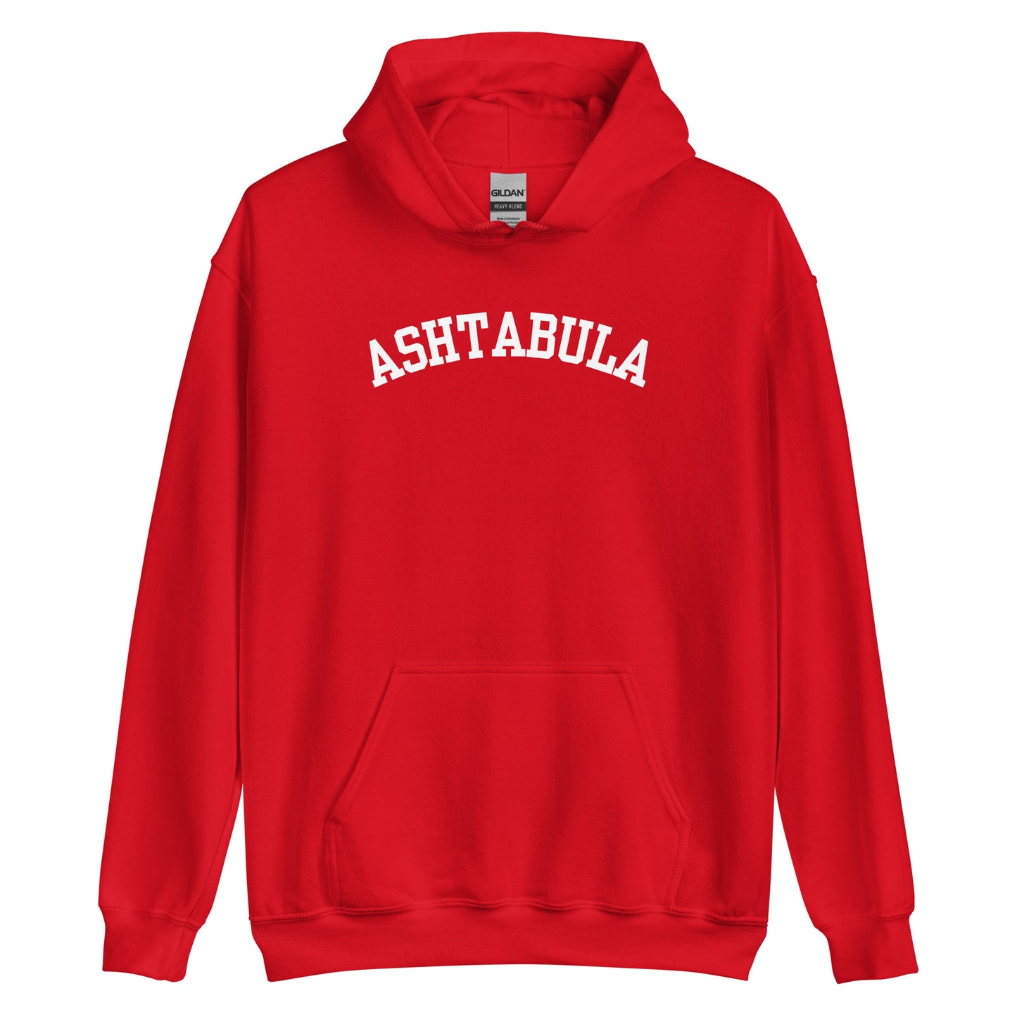 Ashtabula Ohio Block Solo Unisex Hoodie