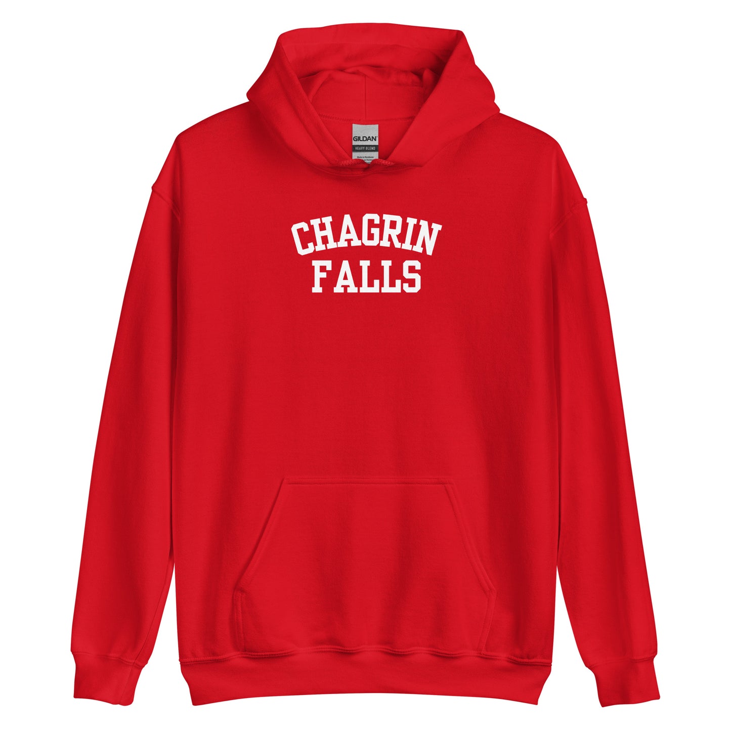 Chagrin Falls Ohio Block Solo Unisex Hoodie