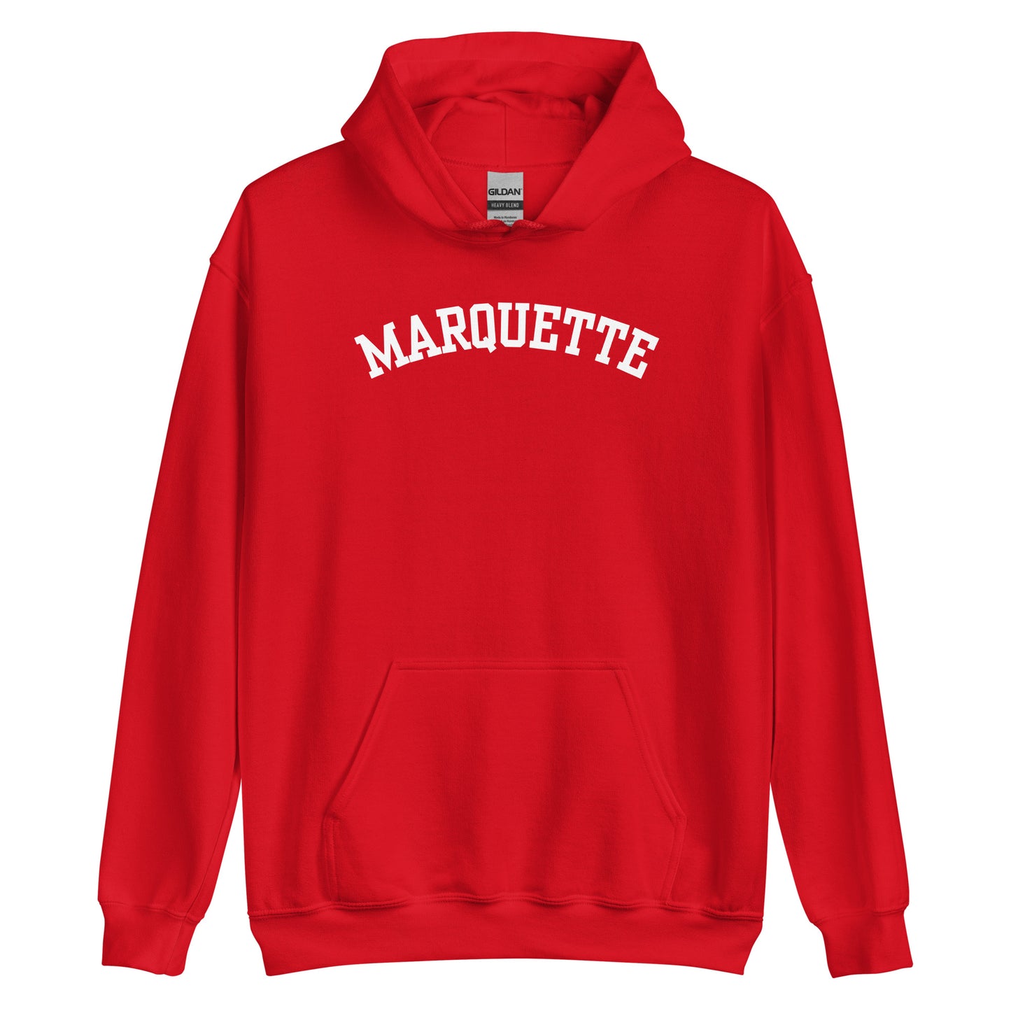 Marquette Michigan Block Solo Unisex Hoodie