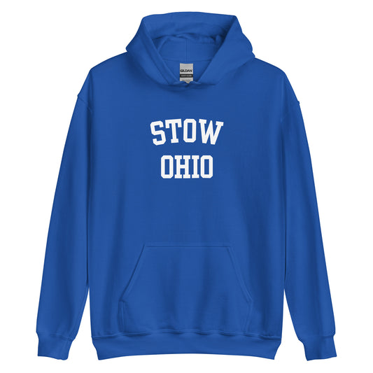 Stow Ohio Block Unisex Hoodie