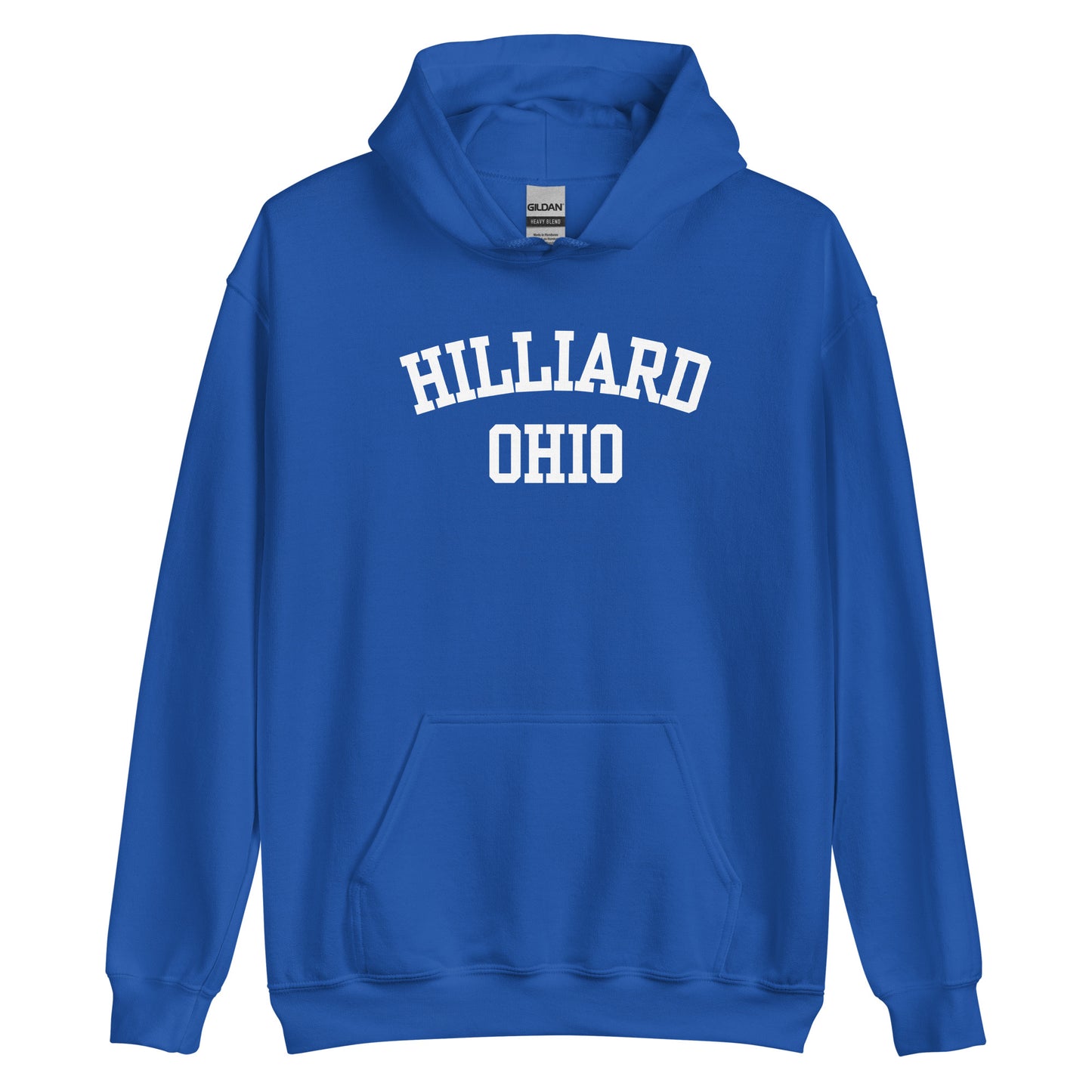Hilliard, Ohio Block Unisex Hoodie