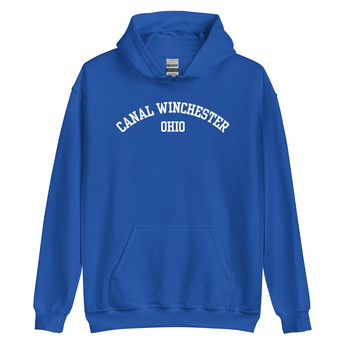 Canal Winchester Ohio Block Unisex Hoodie