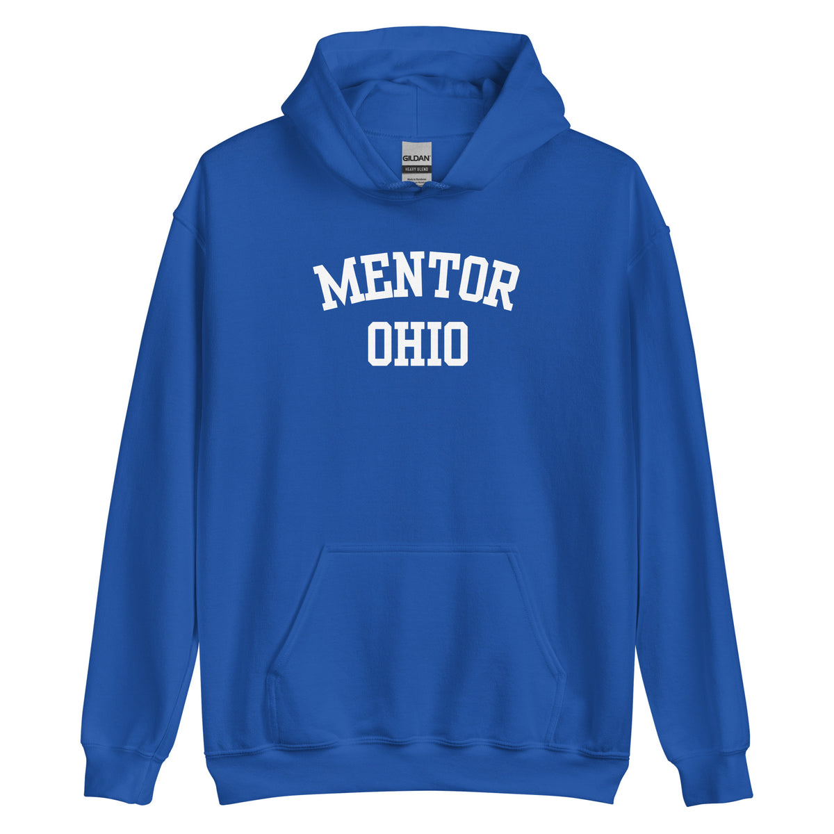 Mentor Ohio Block Unisex Hoodie