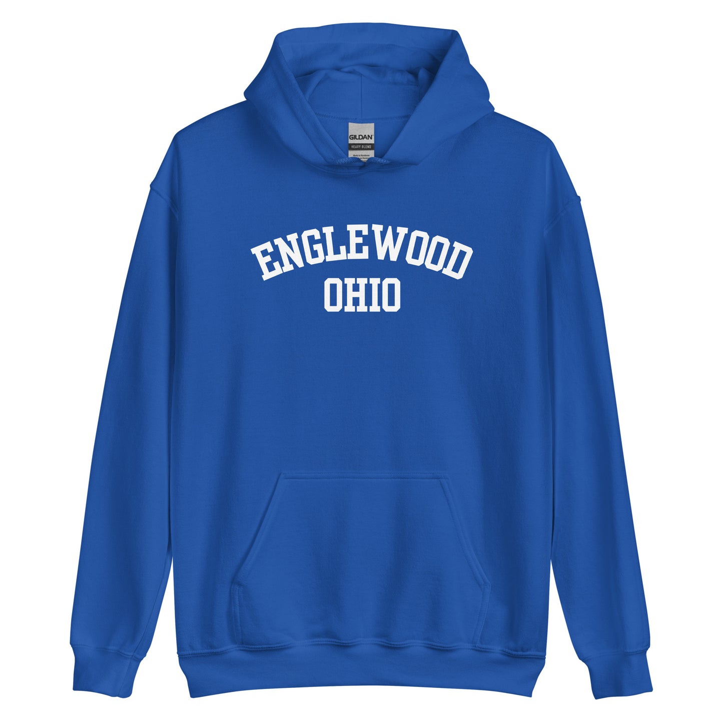 Englewood Ohio Block Unisex Hoodie