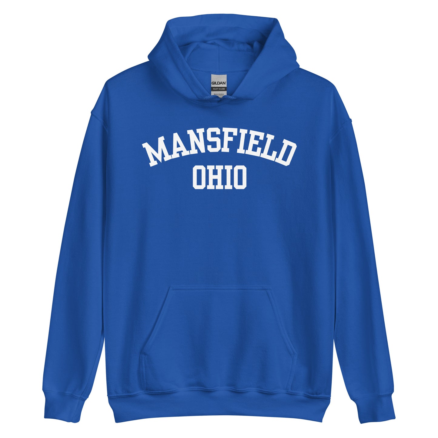 Mansfield Ohio Block Unisex Hoodie