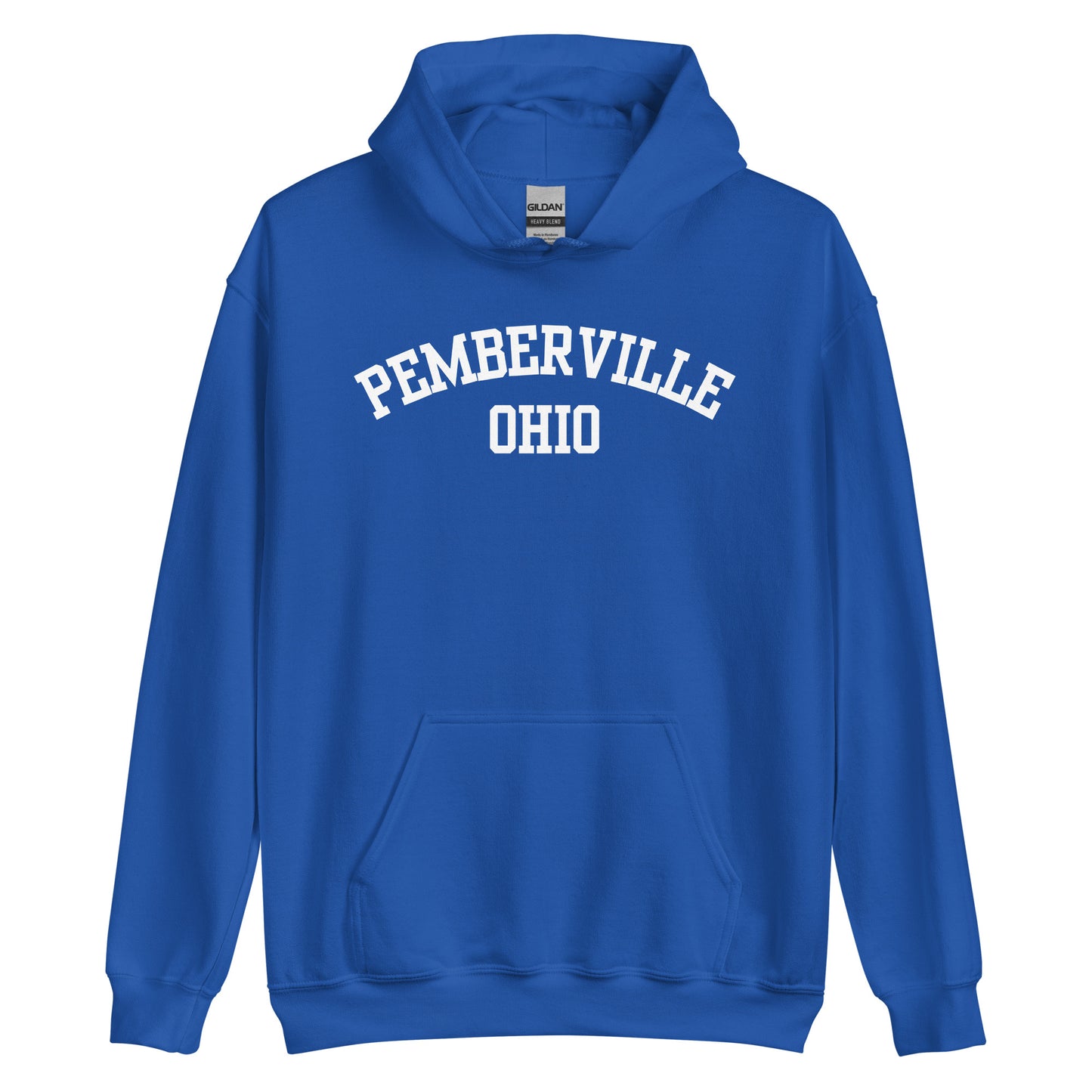Pemberville Ohio Block Unisex Hoodie