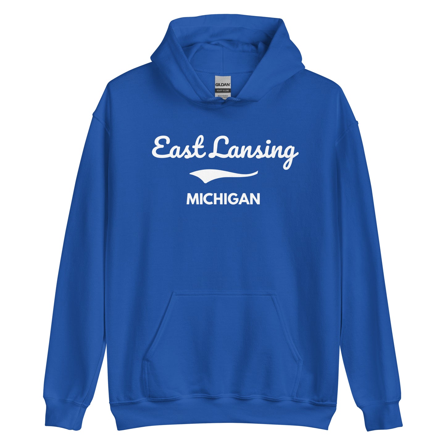 East Lansing Michigan Script Unisex Hoodie