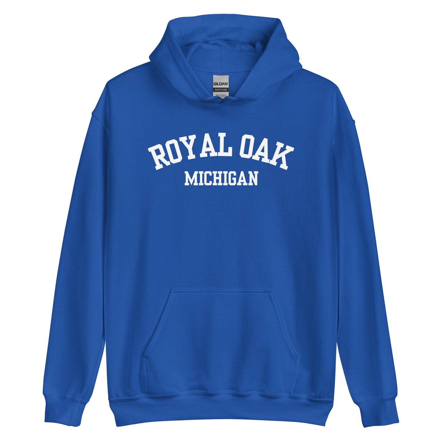 Royal Oak Michigan Block Unisex Hoodie