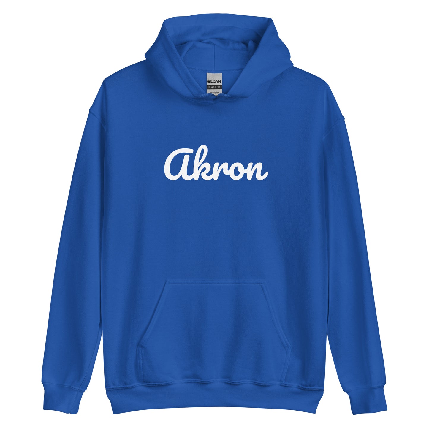 Akron Ohio Solo Script Unisex Hoodie