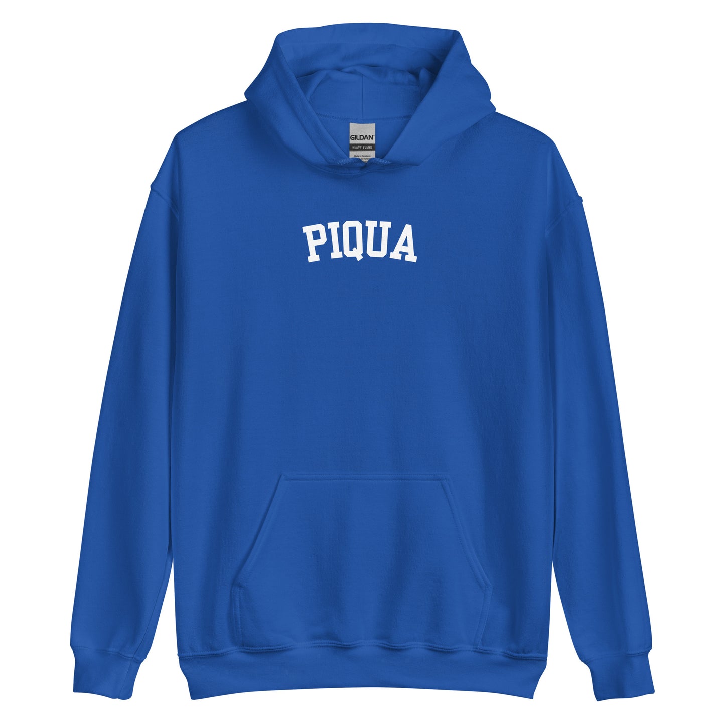 Piqua Ohio Block Solo Unisex Hoodie