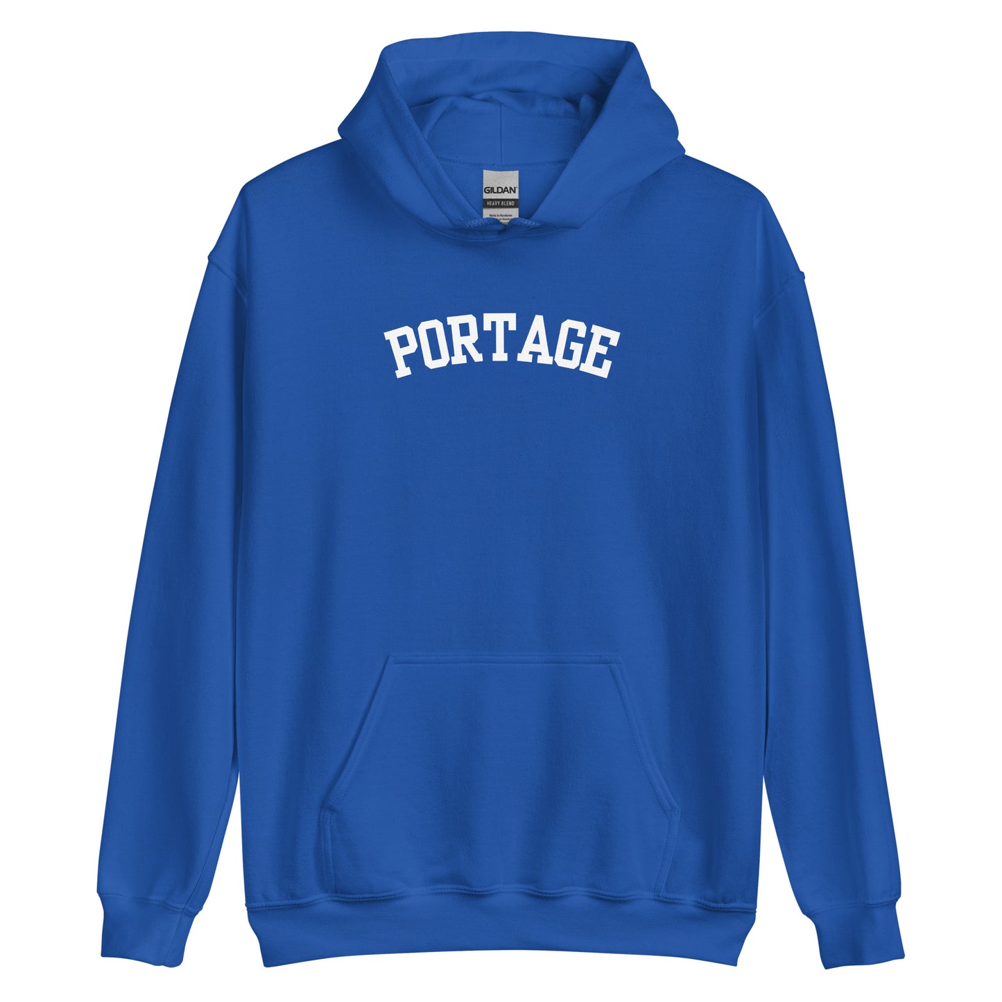 Portage Michigan Block Solo Unisex Hoodie