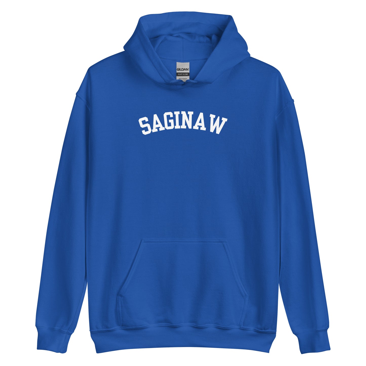Saginaw Michigan Block Solo Unisex Hoodie