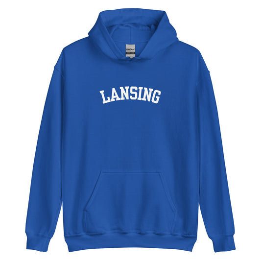 Lansing, Michigan Unisex Hoodie - Block Solo