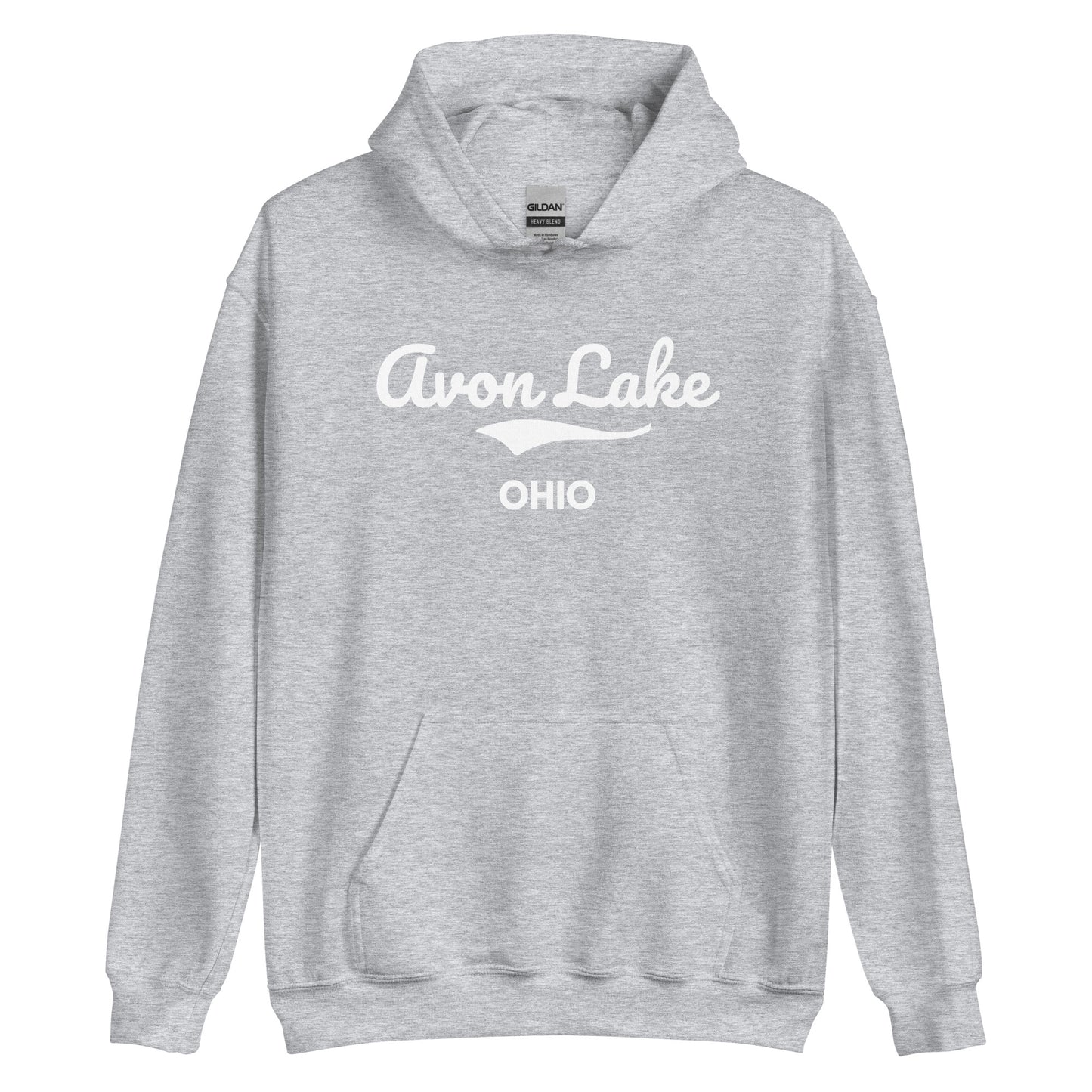 Avon Lake Ohio Script Unisex Hoodie