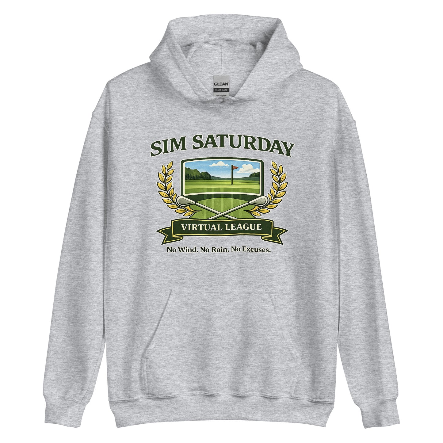 Simulator (Sim) Saturday Golf Unisex Hoodie