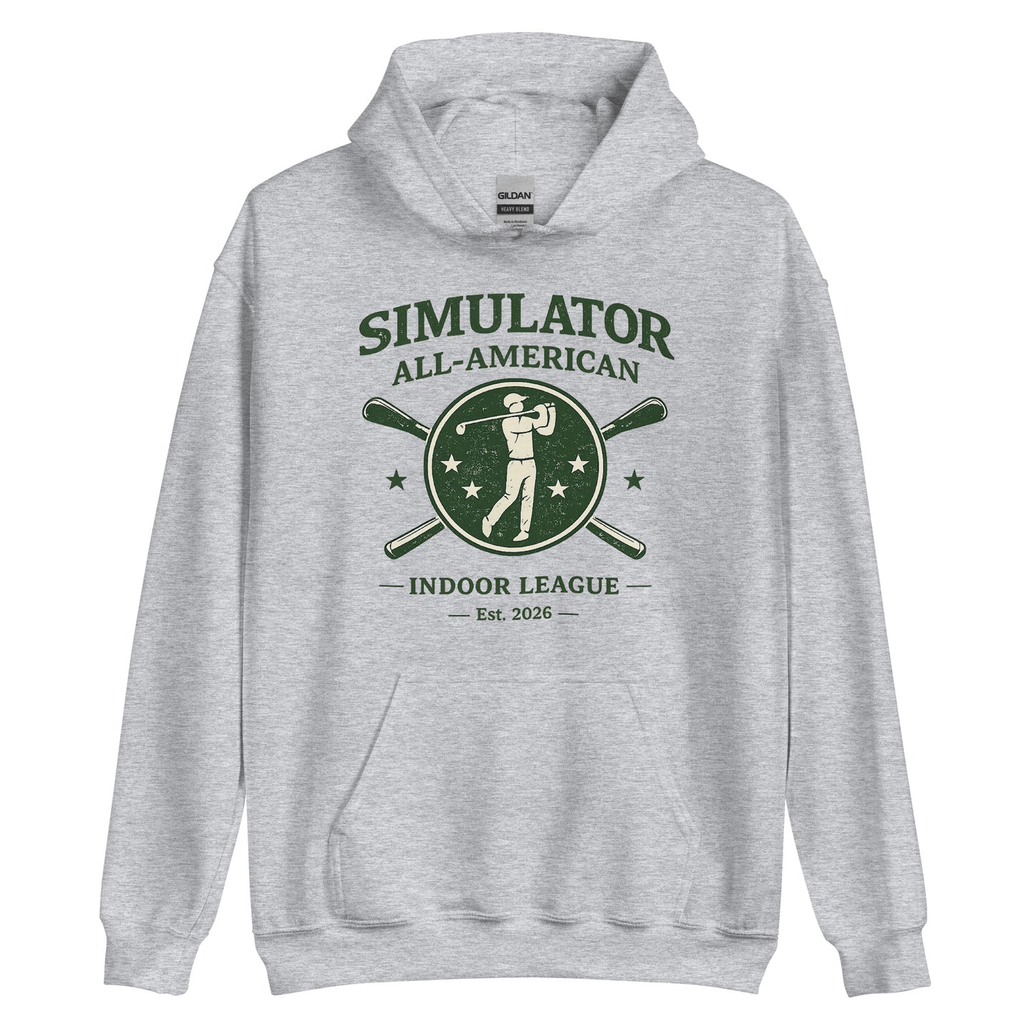 Golf Simulator All American Unisex Hoodie