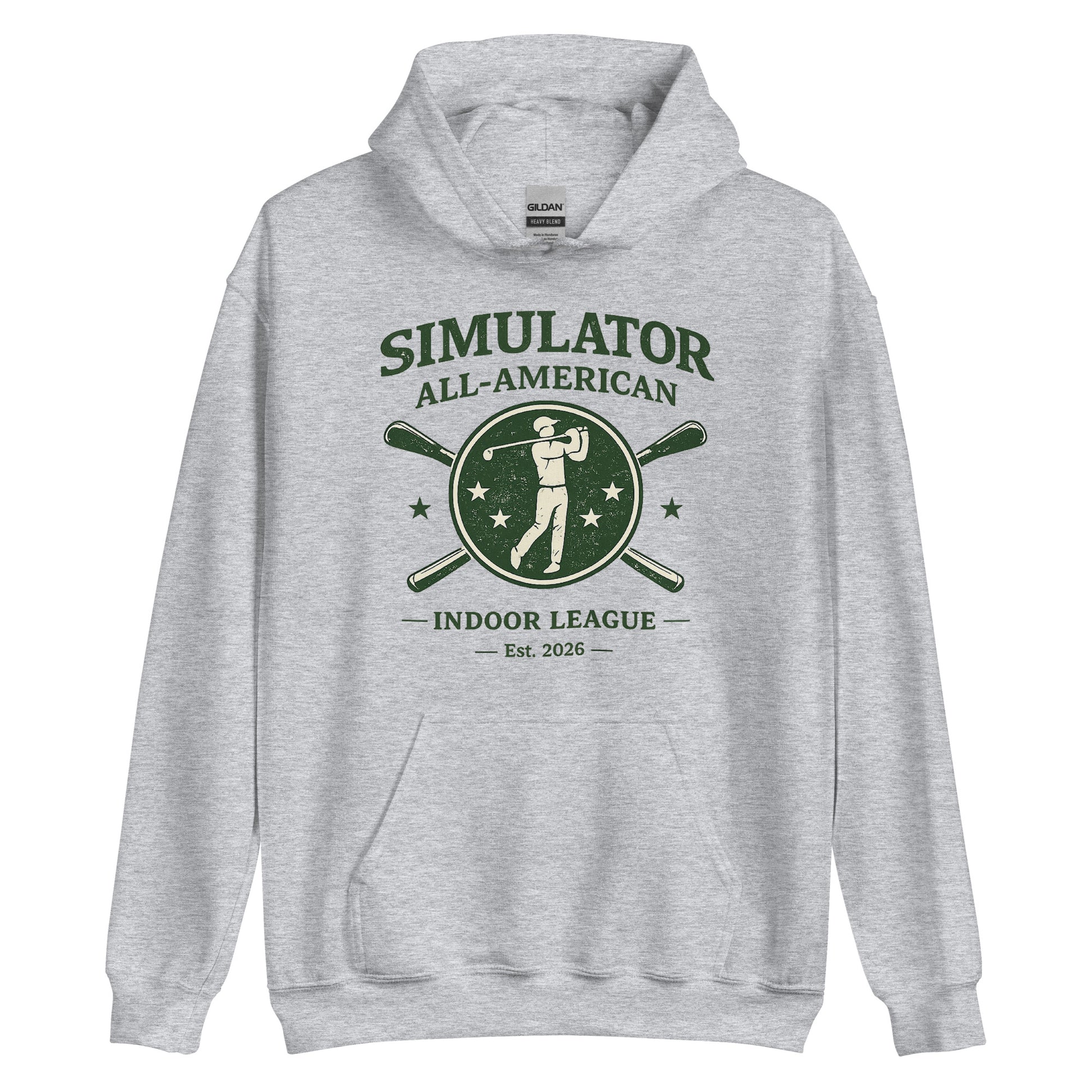 Golf Simulator All American Unisex Hoodie