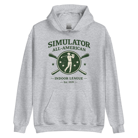 Golf Simulator All American Unisex Hoodie