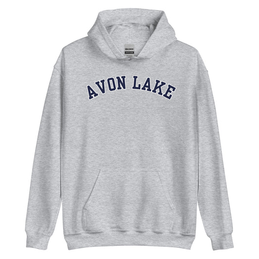 Avon Lake, Ohio Unisex Hoodie - Block Solo Outline